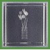 LASER-etched Cube Tulip and Vase
